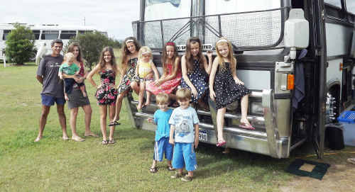 The Cairns family has been living life on the road for the past six years and last week made a pit stop in Emerald. The Cairns family has been living life on the road for the past six years and last week made a pit stop in Emerald.